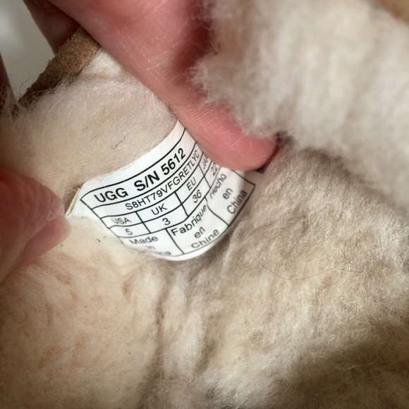 Ugg Dakota 5612 Women Chestnut Brown Suede Wool Lining Moccasin Slipper 5 - Picture 3 of 9